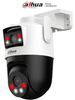 Dahua IPC-WPT1539DD-SW-5E2-PV - Cámara IP PT Wifi Dual de 10 MP, 2 Lentes de 5 MP cada uno Fijo y PT, Iluminador Dual Inteligente/ IR de 50m, Microfono y Altavoz Integrados, IA, Autotracking, Disuación activa, Ranura MicroSD, IP66 LoNuevo DDPT DHWifi