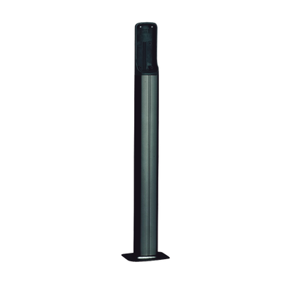 Base de PVC para fotoceldas CAME, Color Negro, Altura de hasta 500 mm .