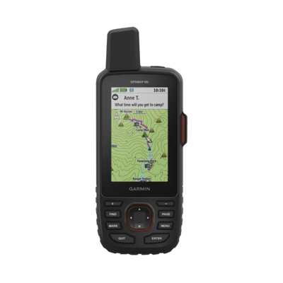 Navegador portátil GPSMAP 66i, de alta precisión, con mapas topo integrados y tecnología inReach para cobertura global mediante la red Iridium,