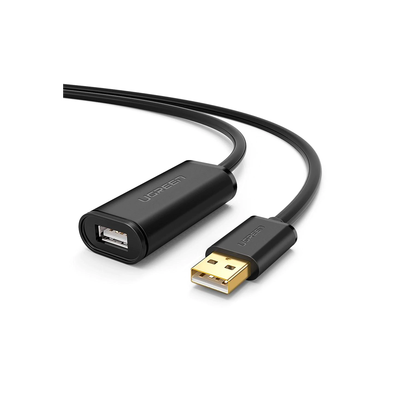 Cable de Extensión Activo USB 2.0 / 5 Metros / Macho-Hembra / Booster individual FE1.1S incorporado / Velocidad de hasta 480 Mbps / Ideal para impresoras, consolas , Webcam, etc.