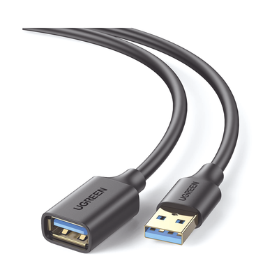 Cable Extensor USB 3.0 / 1 Metro / Macho-Hembra / 5 Gbps / Ultra Durabilidad / Núcleo de cobre estañado 28/22 AWG / Blindaje interior múltiple / Ideal para teclado, mouse , etc.
