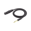 Cable para Micrófono Plug 6.35 mm (1/4 Inch) Macho a XLR Canon Hembra / Núcleo de Cobre / 5 Metros / Alta Calidad / Color Negro
