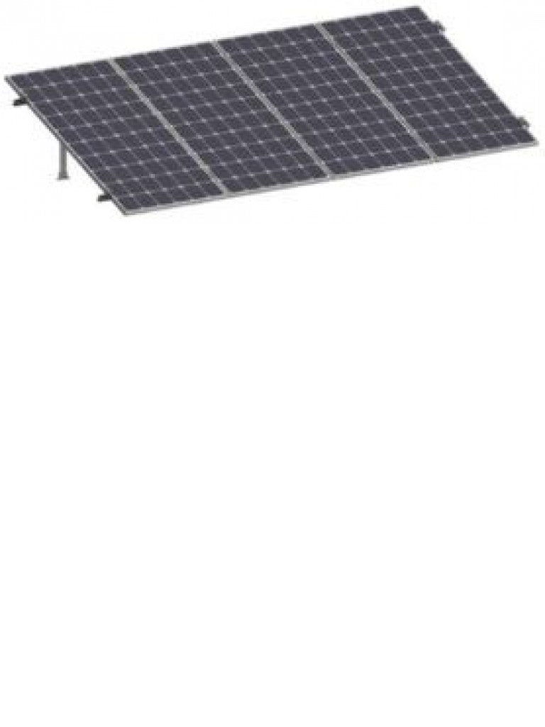 PV SRI430 - Kit para sistema solar con inclinacion de 15º a 30º en vertical / Para 4 paneles no incluidos