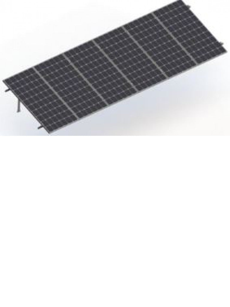 PV SRI630 - Kit para sistema solar con inclinacion de 15º a 30º en vertical / Para 6 paneles no incluidos