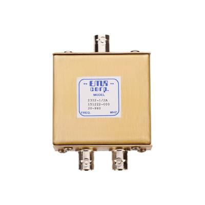 Divisor de Potencia EMR de 2 Vías, 30-960 MHz, 0.5 Watt, Conectores BNC Hembra.