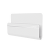 Soporte de Pared Adhesivo para Teléfono / Diseño de Montaje en Pared / Protección De Silicona Antideslizante / Anti Arañazos / Adhesivo 3M / Soporta Dispositivos 165*81*26.5 mm. / Caja De ABS / Color Blanco