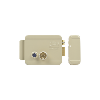 Cerradura Eléctrica / Incluye Llave / Derecha/ Con Botón integrado /Exterior