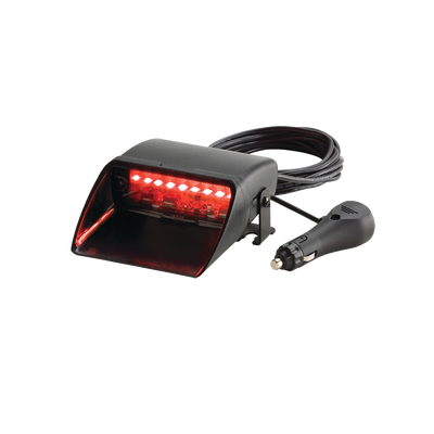 Luz interior Viper S2 sencilla, bicolor, rojo/azul, 12 LED, 23 patrones, incluye adaptador para encendedor