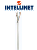 INTELLINET 334136 Bobina de Cable UTP Cat6, Sólida, 100% cobre, 305 m de cable UTP, Filamento sólido, CM, Certificable, Gris