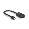 Convertidor Mini Display Port a HDMI / 4K@30Hz / Blindaje interno múltiple /  Carcasa ABS / Longitud de 25 cm