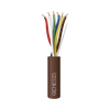 Cable en Bolsa de 76 Metros /  Cable de Cobre / 6x20 AWG / Tipo CL2 / Para Interior / Color Café / Para Aplicaciones de Alarmas de Intrusión y Automatización