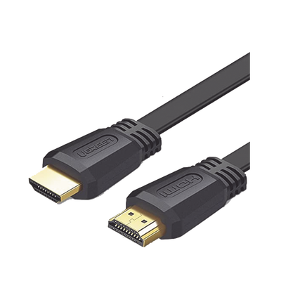 Cable HDMI 2.0 Plano de 3 m / 4K@60Hz / HDR / 3D / HEC (Canal Ethernet HDMI) / ARC (Canal de Retorno de Audio) / Color Profundo de 48 bits / Audio de 32 canales / HDCP /Audio Dolby True HD 7.1 / 18 Gbps / Estañado y Triple Blindaje / Anti Interfere