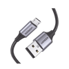 Cable Micro USB a USB-A /  Nylon Trenzado / Tecnología de Carga Rápida QC, FCP Y AFC / Soporta QC 2.0, 3.0 / Transmisión de Datos hasta 480Mbps / Recarga Segura hasta 18W / Hasta 10,000 Flexiones / Tecnología de Carga Segura.