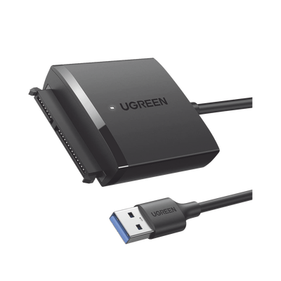 Adaptador USB 3.0 a SATA III / Compatible con Disco Duro HDD y SSD de 2.5