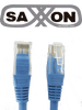 SAXXON P5E2UA - Cable patch cord UTP 2 metros / CAT 5E / Color azul