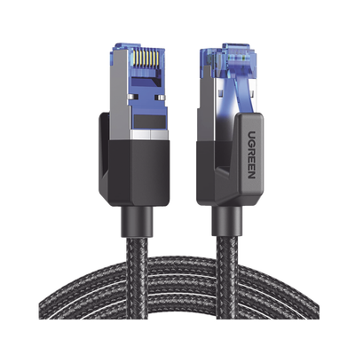 Cable Ethernet Cat8 CLASSⅠF/FTP Redondo con Malla de Nylon 2 Metros