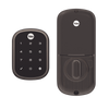 Cerradura ASSURE YRD256/ Color Bronce/ Teclado /Apertura por Smartphone Opcional/Para puertas Izq o Derecha de 35 a 57 mm de espesor