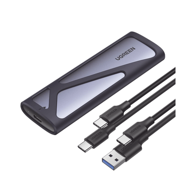 Carcasa Disco Duro NVME M.2 / Hasta 2TB / USB3.1 a 10 Gbps / SATA SSD PCIE 3.0  / Soporta M Key y B Key / Compatible con SSD M.2 NVME 2230/2242/2260/2280 / UASP / S.M.A.R.T. / TRIM / ESD Incorporado / Caja de Aluminio