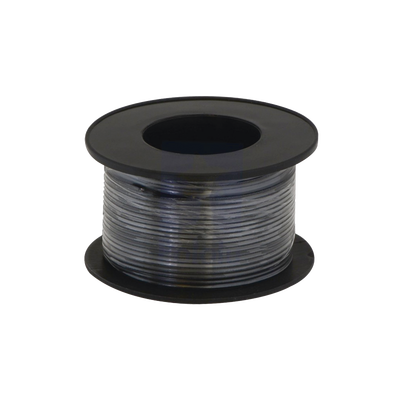 Cable color negro para lazos magenticos, bobina de 500 ft