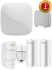 AJAX KIT RESIDENCIAL - Panel de  alarma Hub2Plus conexión Ethernet / WiFi / LTE, APP “AJAX PRO” iOS y Android , 1 sensor de movimiento, 2 detectores para puerta o ventana, 1 control remoto y una sirena interior inalámbrica color Blanco