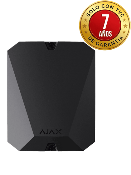 AJAX  MultiTransmitter B - Módulo de integración para conectar detectores cableados a Ajax y gestionar la seguridad a través de la app. Color Negro (28305.62.BL3)