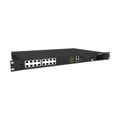 Unidad Remota Multi-Vivienda (MDU) GPON, 16 Puertos Fast Ethernet, 1 Puerto PON SC/UPC, 19