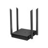 Router inalámbrico AC 1200 doble banda MU-MIMO, 1 puerto WAN 10/100/1000 Mbps Y  4 puertos LAN 10/100/1000 Mbps
