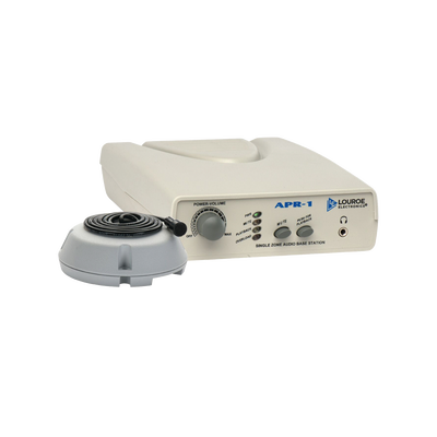 Kit de audio LOUROE ASK-4#101 con base APR-1 y Verifact B para aplicaciones de seguridad, sistemas de audio para seguridad y control potencia, claridad y nitidez garantizadas
