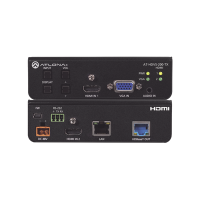 HDMI (2 INPUT) PLUS VGA SWITCHER ;  CONTROL ;  AND HDBASET OUTPUT (100 M)