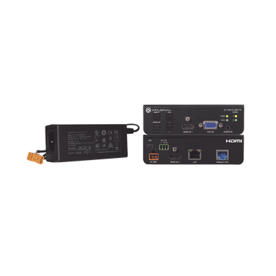 HDMI (2 INPUT) PLUS VGA SWITCHER ;  CONTROL ;  AND HDBASET OUTPUT (100 M) W/POWER SU