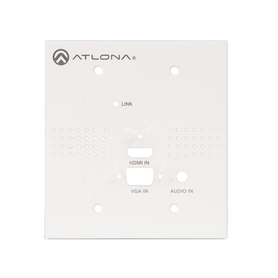 ATLONA US PLATE ;  WITHOUT BUTTON HOLES FOR THE AT-HDVS-TX-WP.