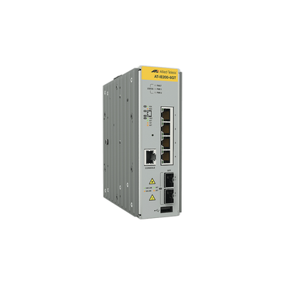 Switch Industrial Administrable Capa 2 de 4 Puertos 10/100/1000 Mbps + 2 Puertos SFP