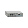 Convertidor de medios fast ethernet a fibra óptica, conector ST, multi-modo (MMF), hasta 2 km, adaptador de alimentación multiregión