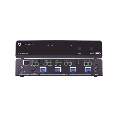 4K/UHD HDBASET HDMI 1 X 4 EXTENDED DISTANCE DISTRIBUTION AMPLIFIER