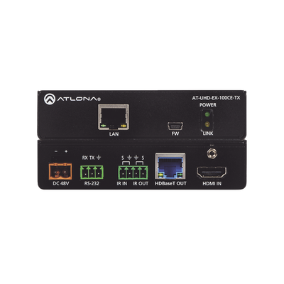 ATLONA HDMI TRANSMITTER W/IR ;  RS-232 ;  AND ETHERNET WITH POE.