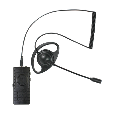 PTT inalámbrico Bluetooth con auricular con micrófono boom para radios Kenwood Serie NX5000/3000