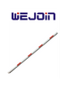 WEJOIN WJSSBM3 - Brazo Recto Octagonal de 3 metros / Franjas Reflejantes / Con Caucho Inferior / Sistema de Brazo Oscilante / Compatible con Barrera Wejoin WJCB01SVHL13