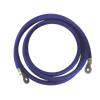 Cable para Baterías,  2.2 m Azul Calibre 2 AWG con Terminales de Ojo en Ambos Extremos