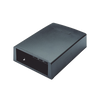 Caja de Montaje en Superficie, Con Accesorio para Resguardo de Fibra Óptica, Para 12 Módulos Mini-Com, Color Negro