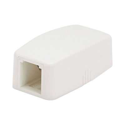 Caja de Montaje en Superficie, Para 1 Módulo Mini-Com, Color Blanco Mate