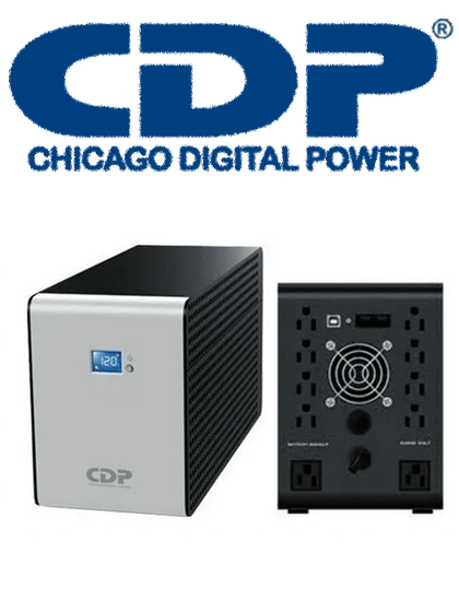 CDP R-SmartT2010 - UPS / 2000VA / 1200W / Pantalla  LCD / 10 Terminales de salida / 5 Contactos con respaldo y AVR / 5 con supresión de picos