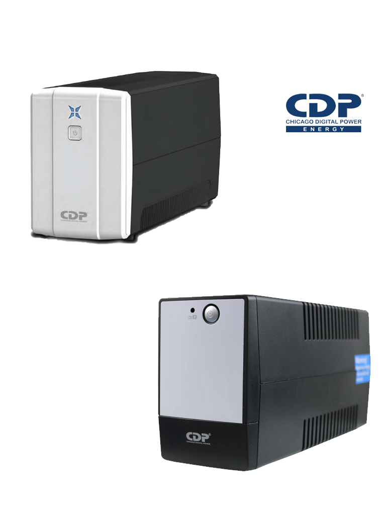 CDP RUPR508 - UPS / 500 Va / 250W / 4 Terminales de salida / 4 Con respaldo / Auto reseteo / Incluye batería de 12V 4.5 AH Libre de mantenimiento