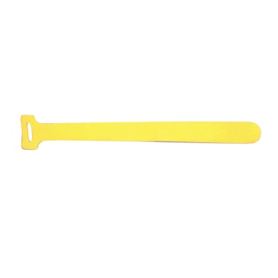 Cincho de contacto color amarillo, 150 x 12mm (20pzs) (4300-02002)