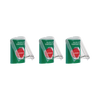 Paquete de 3 Botones con 3 Diferentes Métodos de Activación y 3 Mensajes Diferentes, Color Verde