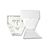 Salida Multiusuario de Telecomunicaciones (MUTOA), con tornillos de montaje y cinta adhesiva, acepta 6 acopladores CT, color blanco