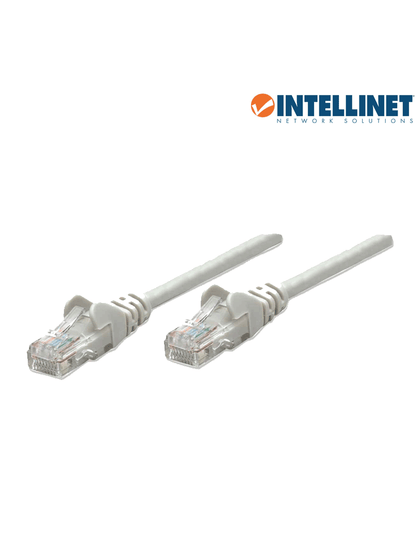 INTELLINET 334129 - Cable patch / CAT 6 / 3.0 Metros (10.0F) / UTP Gris / Patch cord