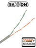 SAXXON OCAT3CCA - Bobina de Cable UTP Cat3/ 305 Metros/ CCA/ Color Gris/ Uso Interior/ 2 Pares/ Para Usos Multiples/