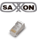 SAXXON S901B - Conector plug RJ45 para cable UTP/FTP /CAT 5E / Blindado / Paquete 100 piezas