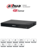DAHUA DH-XVR7108HE-4K-I3 - DVR de 8 Canales 4k con IA/ H.265+/ 2 Canales de Reconocimiento Facial/ Protección Perimetral/ 8&3 E&S de Alarma/ 1 Bahia de Disco duro hasta 10 TB/ 4 Entradas de Audio/  #ProHDCVI