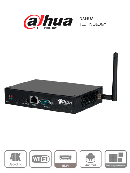 DAHUA DHI-DS04-AI400 - Caja de Control Multimedia para Señalización Digital/ Android/ Compatible con Software MPS para Administración/ Ethernet